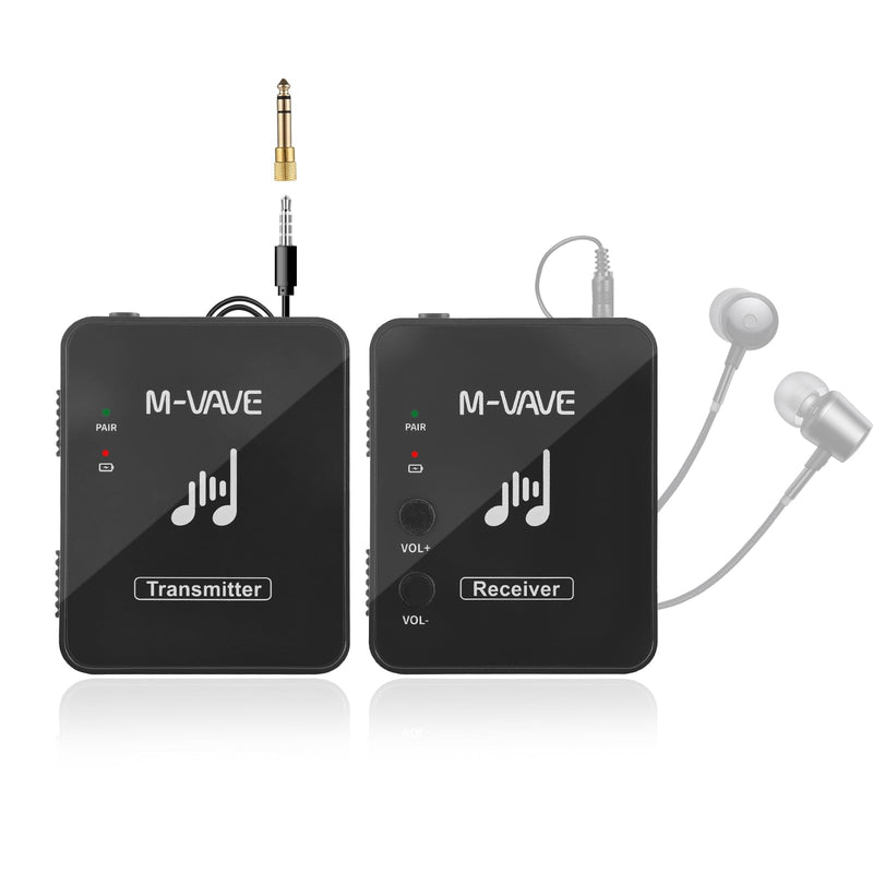Btuty in Ear Monitor System Wireless in Ear Monitor System Earphone Monitor Transmission System Rechargeable Receiver Wireless IEM (Receiver and Transmitter) receiver and transmitter Black