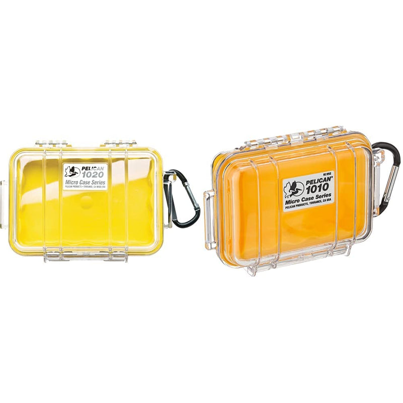 Pelican 1020 Micro Case (Yellow/Clear) 1010 Micro Case (Yellow/Clear)