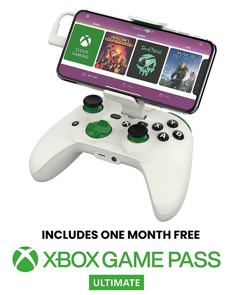 Mobile Cloud Gaming Controller for iOS –- Play COD Mobile, Apple Arcade + more [1 Month Xbox Game Pass Ultimate Included]