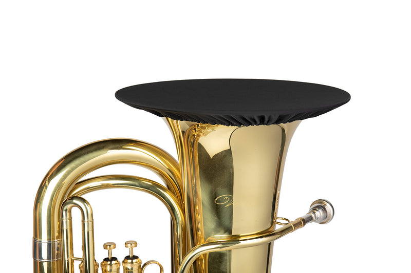 Gator Cases Double-Layer Wind Instrument Cover for Tuba, Helicon & Large Bell Instruments; Fits Bell Sizes Ranging from 22.5 to 24.5-Inches, Black (GBELLCVR2223BK-NF) 22 to 23 Inches