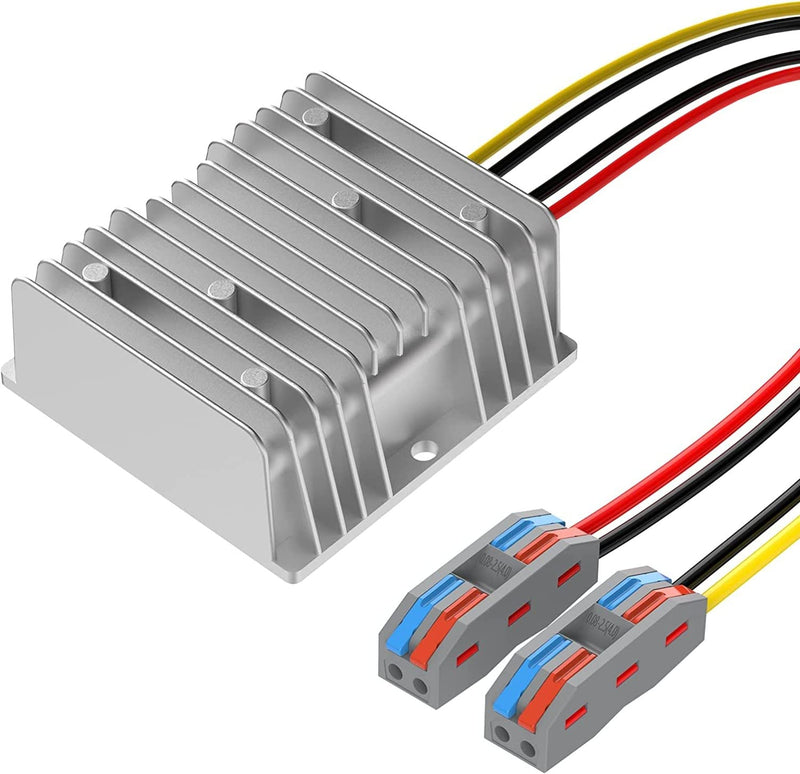 DC 12V Boost to 19V 10A 190W Boost Converter Power Converter Waterproof Module Transformer is Used for Golf cart, CLU bcarand Other Vehicles 12V TO 19V 10A 190W