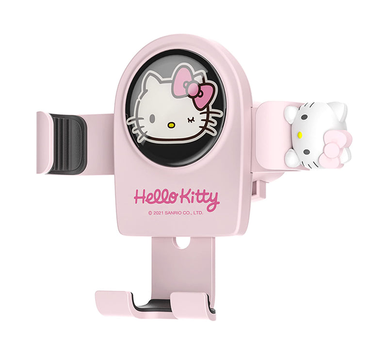 WIEEZN Cute Phone Mount for Car, Pink Cat Air Vent Clip Car Phone Holder Mount Fit for All Cell Phone, Pretty Car Accessories for Women and Girls Pink-1