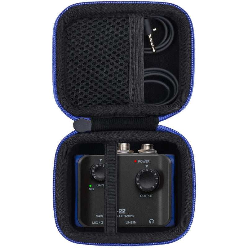 co2CREA for Zoom AMS-22 Audio Interface Hard Protective Case, Portable Travel Case Replacement Case for AMS-22