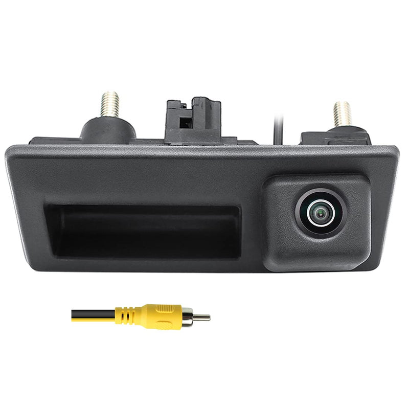 HD 720P Vehicle Backup Camera for Audi A4L A5 A3 Q3 Q5 RS6 for VW Passat Tiguan Jetta Sharan Touareg Lavida Skoda, Car Rear View Trunk Handle Camera