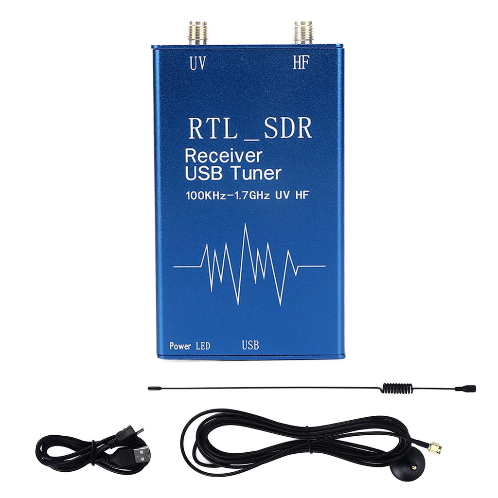 Garosa USB Tuner Receiver Wireless USB Tuner Radio Receiver 100KHz-1.7GHz Full Band UV Electronic Component Shortwave Radios