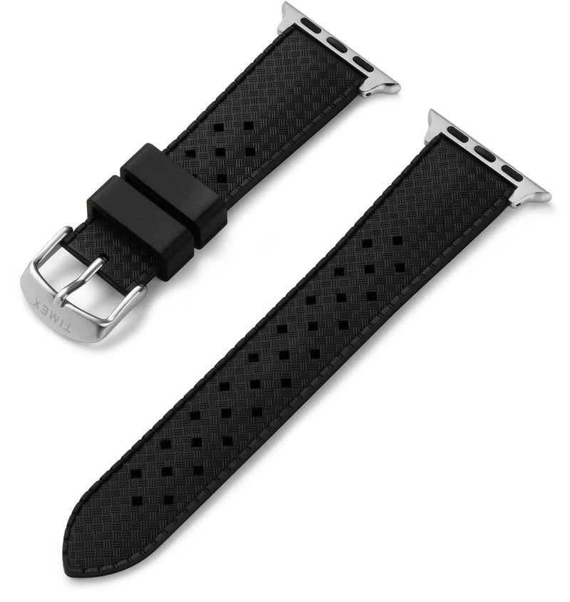 Timex Unisex Strap Compatible with 42mm - 44mm Apple Watch Blacl