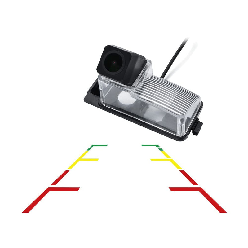 Vlicevrn HD Full Vehicle Car Rear View Camera Dynamic Trajectory Tracks Line Night Vision Backup Parking Camera for Nissan Versa Tiida Livina Pulsar Latio Fairlady Z 350Z 370Z GT-R (R35) Leaf