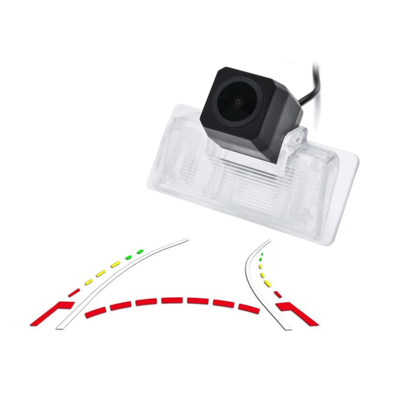 Vlicevrn HD Full Vehicle Car Rear View Camera Dynamic Trajectory Tracks Line Night Vision Backup Parking Camera for Nissan Altima L32A D32 L33 / Maxima A34 A35 / Teama J31 J32 / Tiida 4D C11 Latio