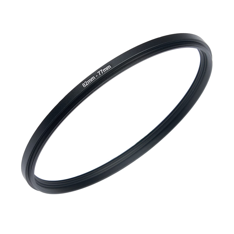 82mm to 77mm Step-Down Rings Filter Adapter for All Brands UV ND CPL Metal Step-Down Rings Adapter Filter 82mm-77mm