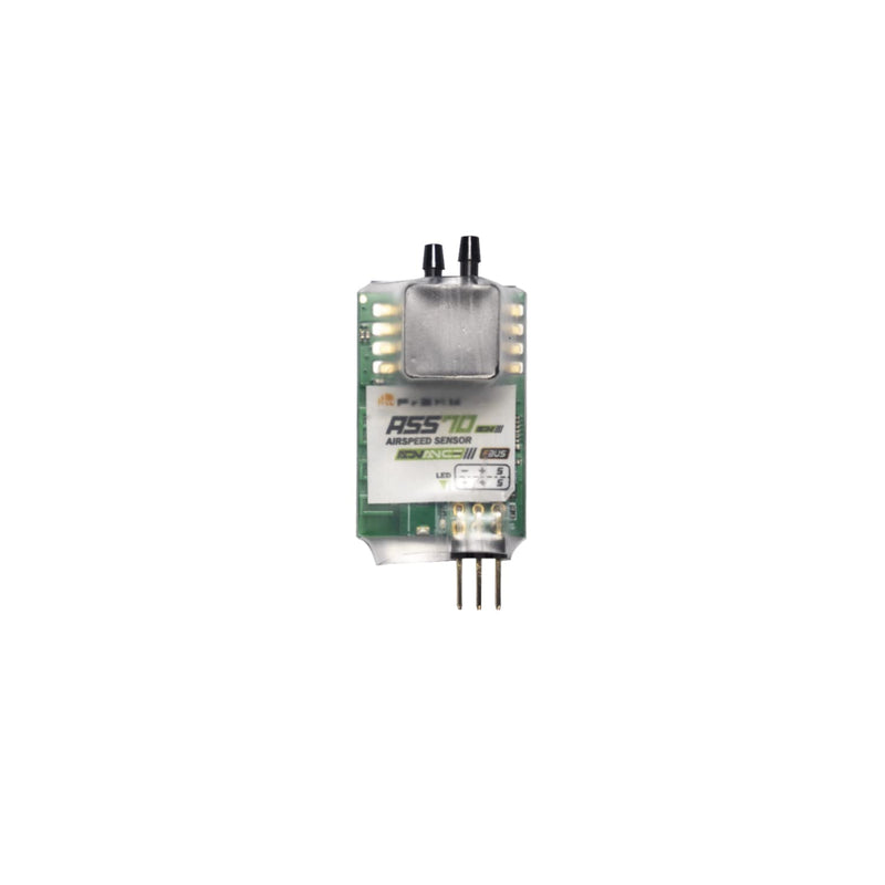 FrSky PAS70 ADV Airspeed Sensor – FBUS & S.Port Compatible, Measures 0-270 km/h Lightweight Compact Design with Pitot Tube for ETHOS Radios & RC Aircraft Telemetry