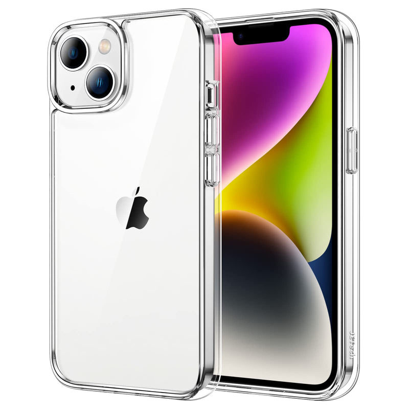 [AUSTRALIA] - JETech Case for iPhone 14 6.1-Inch, Non-Yellowing Shockproof Phone Bumper Cover, Anti-Scratch Clear Back (Clear) 