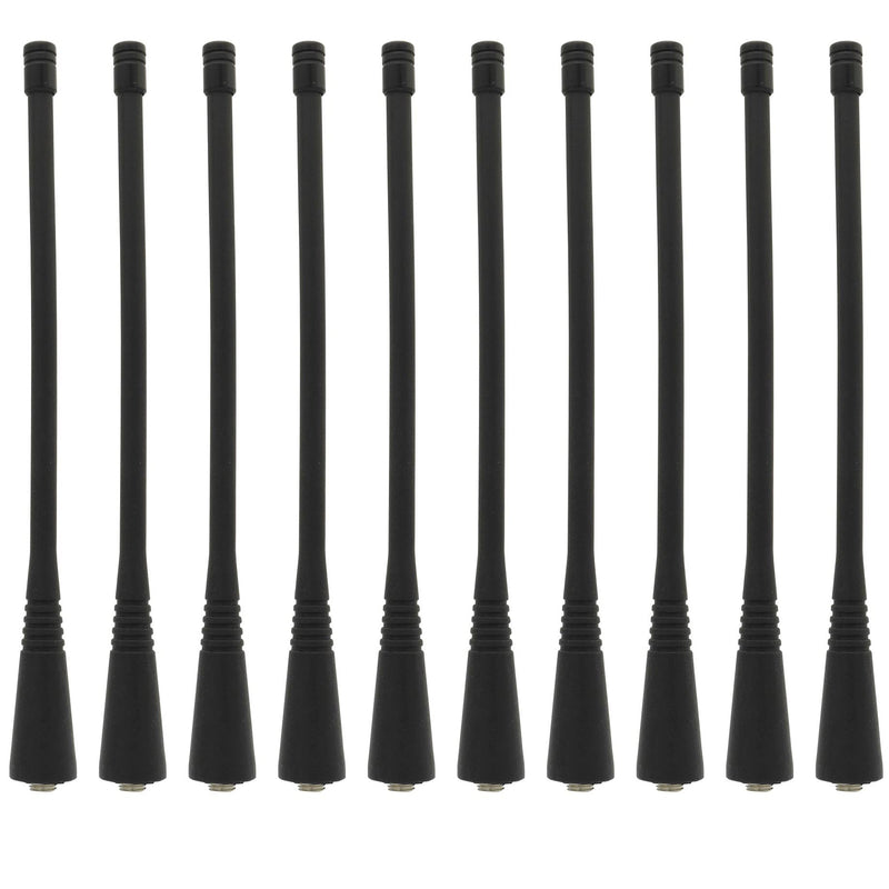 [AUSTRALIA] - 10Pcs UHF CP200 Antenna Compatible with Motorola HT1250 CP040 CP185 CP200 CP200D CP200XLS GP300 EX500 EX600CT250 PR400 HT750 400-470 MHz 6.6 Inch (16.8CM) 