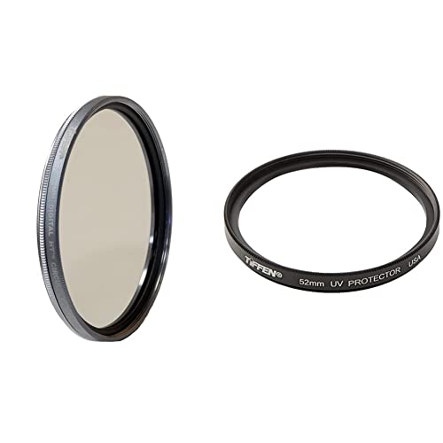 Tiffen 52mm Digital HT Multi Coated Circular Polarizer & 52UVP 52mm UV Protection Filter