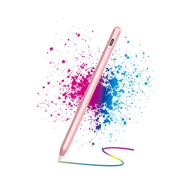Stylus Pencil for Apple iPad 2018-2024 with Magnetic&Fast Charge Active Pencil Compatible with Apple iPad Pro13 M4/12.9/11inch,iPad Air M2/3/4/5,iPad 6-10,iPad Mini 5/6 Gen,ipad Pencil 8th&9th&10thGen RoseGold