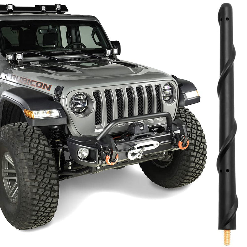 BASIKER Antenna for Jeep Wrangler Gladiator JL JK JT Rubicon Sahara 2007-2024, Short Jeep Wrangler Unlimited Sport 4xe Willys Mojave Antenna Replacement, 7 Inch Jeep Wrangler Gladiator Accessories Compatible with J eep Wrangler