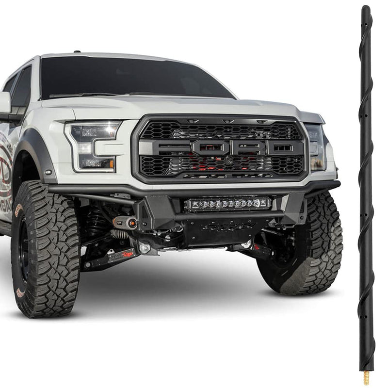 [AUSTRALIA] - BASIKER 16 Inch Antenna for Ford F150 F250 F350 2009-2025 2026, Ford F150 Accessories, Truck Car F-150 F 150 Antenna Replacement for AM FM Reception Black - Compatible with Ford F150 F250 F350 