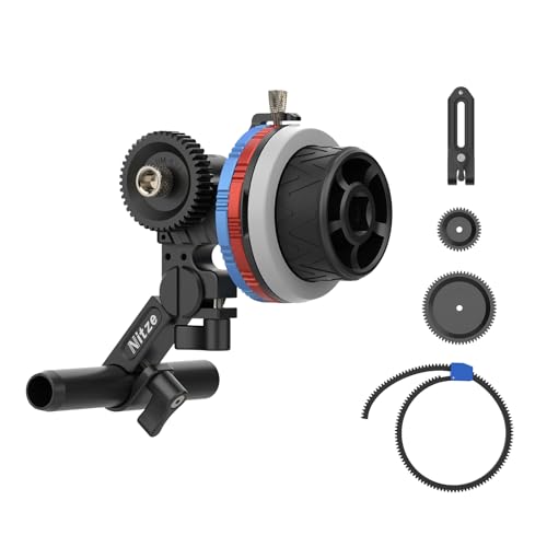 Nitze Mini Follow Focus Kit with 15mm Rod and Rod Clamp - MF15C
