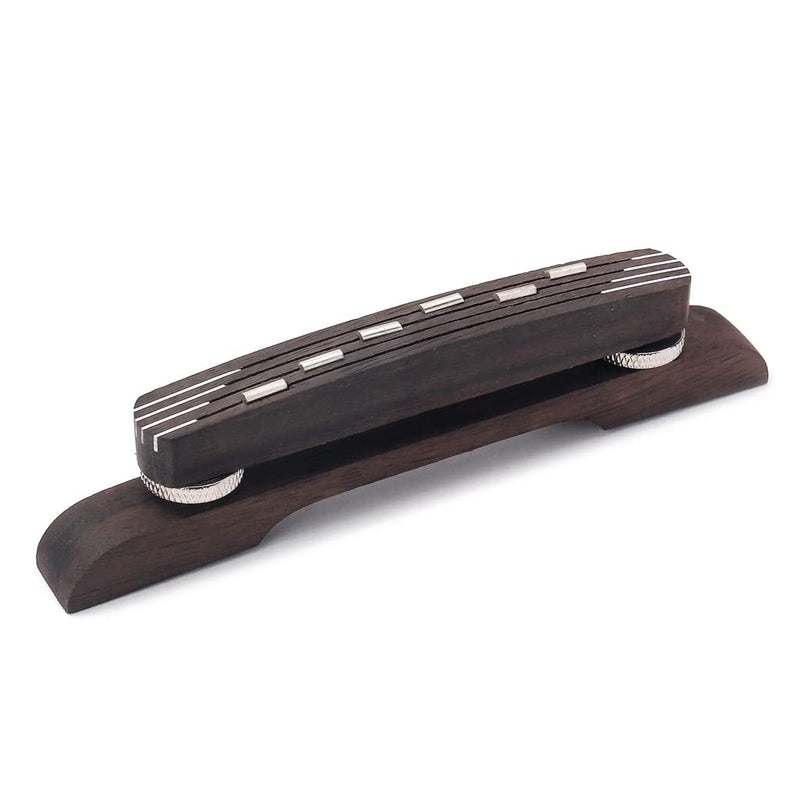 [AUSTRALIA] - Adjustable Acoustic Guitar Bridge Rosewood Jazz Guitar Bridge Bass Guitar Mandolin Replacement Part 