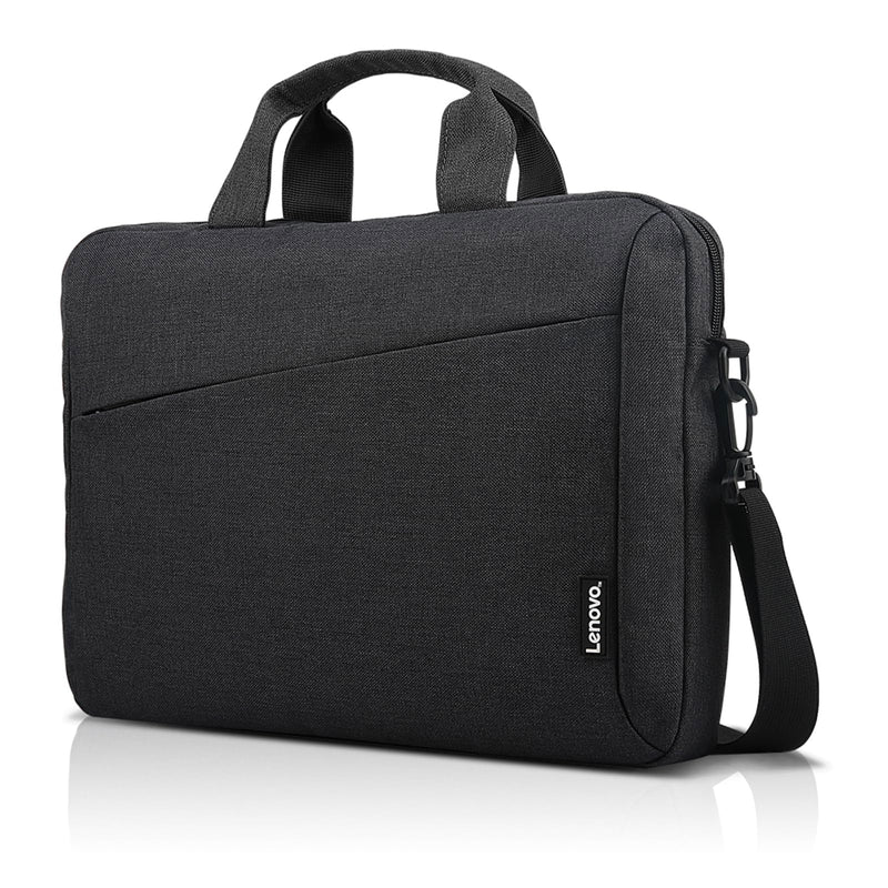 Lenovo Laptop Bag T210, Messenger Shoulder Bag for Laptop or Tablet, Sleek, Durable & Water-Repellent Fabric Laptop Shoulder Bag 17 inch Black