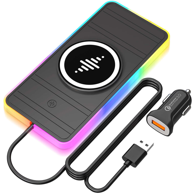 Magnetic Wireless Charger for iPhone 17/16/15/14/13/12 Series, Fast Wireless Charging Pad with Extension Cable, Portable Mag Safe Compatible Charger for Car, Desk & Travel, USB Magnetic Phone Charger A8