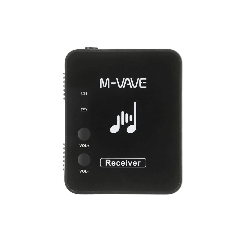 Btuty M-VAVE SWS10 Earphone Monitor Transmission System Rechargeable Receiver (receiver) Black