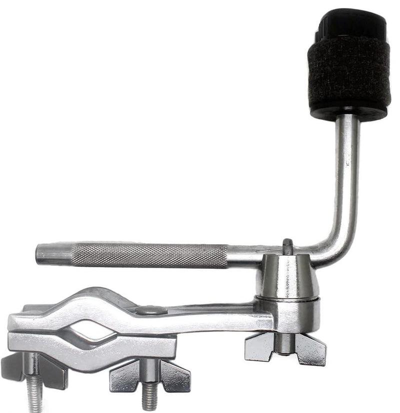 [AUSTRALIA] - Drum Set Mounting Clamp Chrome Cymbal Boom Arm with Clamp Holder Bracket Percussion Instrument Accessories Silver 