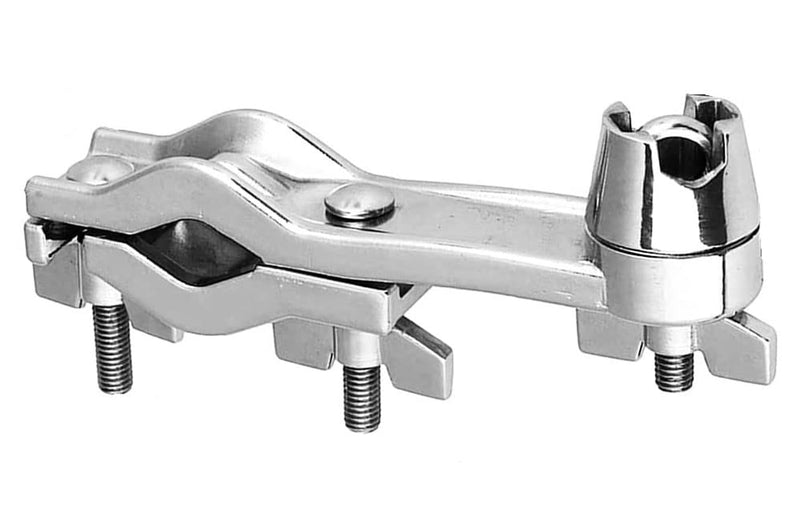 Cymbal Clamp Boom Arm Mount Bracket Holder Musical Percussion Drum Set Accessory Silver