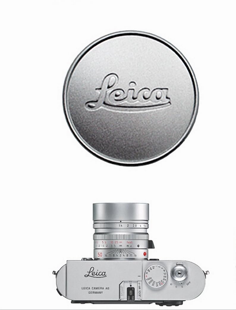 [AUSTRALIA] - Qs-C Metal Silver Lens Cap Front Cover Compatible with Leica L39 E39 Caliber Lens Voigtlander Zeiss Summicron Summaron Summilux Elmar Elmarit Jupiter, Internal Diameter 42mm(1.65in) (Silver) 