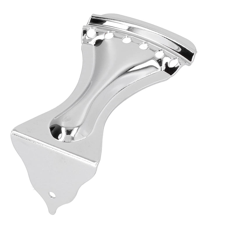 [AUSTRALIA] - 6 String Guitar Tailpiece, Silver Color Plated Good Sustain Tailpieces Replacement for Stringed Instrument Repair, Resonator Tailpiece Trapeze Tailpiece Guitar 