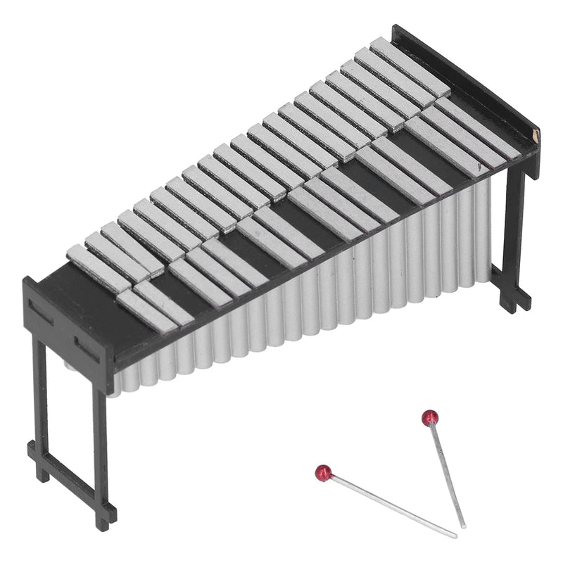 Mini Marimba, Resin Shiny Texture Miniature Doll House Musical Toys for Music Lovers