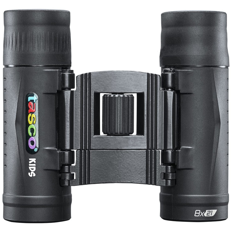 [AUSTRALIA] - Tasco Kids Binoculars 8x21, Compact Binoculars for Kids Ages 3-12, Great for Adventures, Hiking, Camping, Travel, Bird Watching Foldable Black 