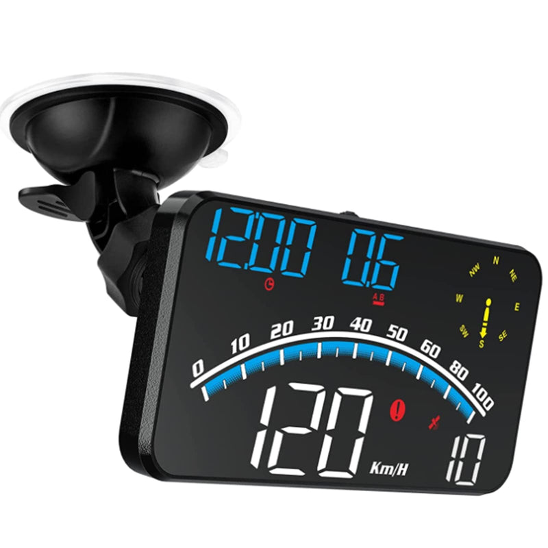 [AUSTRALIA] - VEESA Digital GPS Speedometer, Car Universal HUD Head Up Display with Speed MPH, Compass Driving Direction, Fatigue Driving Reminder, Overspeed Alarm Trip Meter, for All Vehicle (G10) G10 