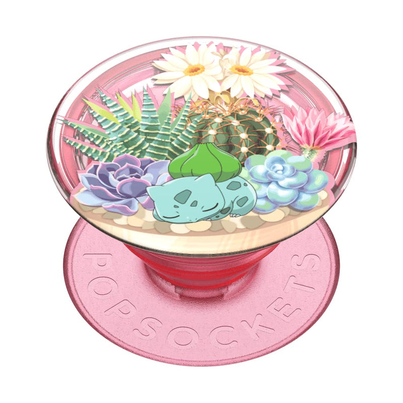 PopSockets Phone Grip with Expanding Kickstand, Pokemon PopGrip - Bulbasaur Terrarium Adhesive