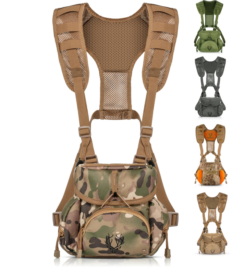 Boundless Performance Binocular Harness Chest Pack - Our Bino harness case is great for hunting, hiking, and shooting Multi