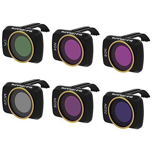 GLOBACT Filter Set for DJI Mini 4K/2/Mavic/SE/2 SE-CPL UV ND4 ND8 ND16 ND32 6 PCS