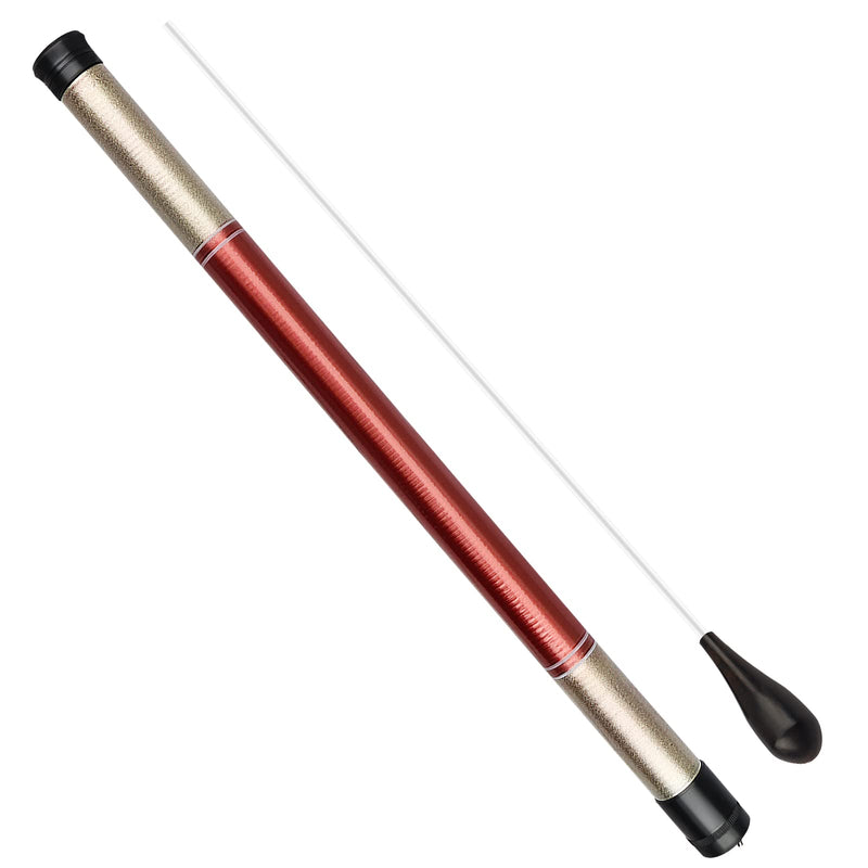[AUSTRALIA] - Conducting Baton, Conductor Baton, Music Baton, Orchestra Baton With Storage Cylinder Ebony Handle, Music Baton for Choral Orchestral Concerts (Ebony Handle) 