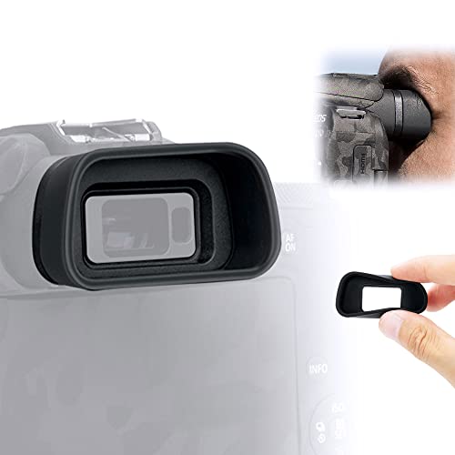 JJC Silicone Eyecup Viewfinder for Canon EOS R10 Camera, Extended Design