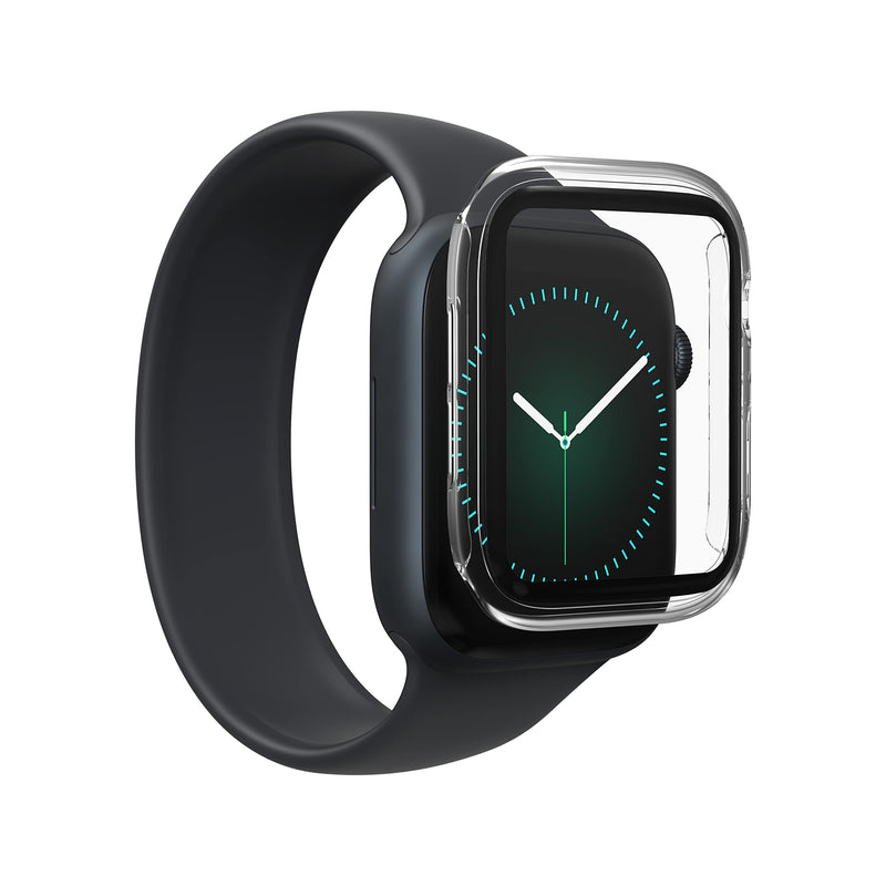 ZAGG InvisibleShield Glass Elite 360 for Apple Watch SE 3/9/ 8/7 45mm/ 44mm Face, Integrated Bumper and Screen Protector for 360-degree protection – Advanced clarity