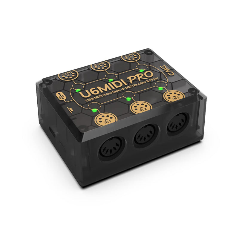 [AUSTRALIA] - CME U6MIDI Pro - MIDI Interface with Router, Mapper, and Filter - Plug-and-play USB MIDI for computers - Standalone 3-in-3-out MIDI for Merge, Split, Thru 