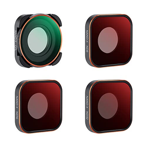 K&F CONCEPT 4 Pack ND CPL Filter Set for GoPro Hero 13/12/11/10/9 ND8 ND16 ND32 CPL