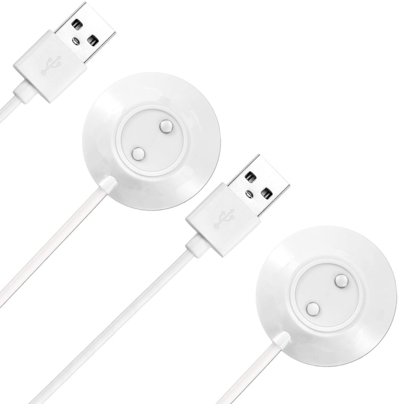 Rose Charger, Replacement Rose Standing Base Dock Station, Magnetic Fast Charging USB Cable Charger for Rose - 2 Pack, 2.5Ft