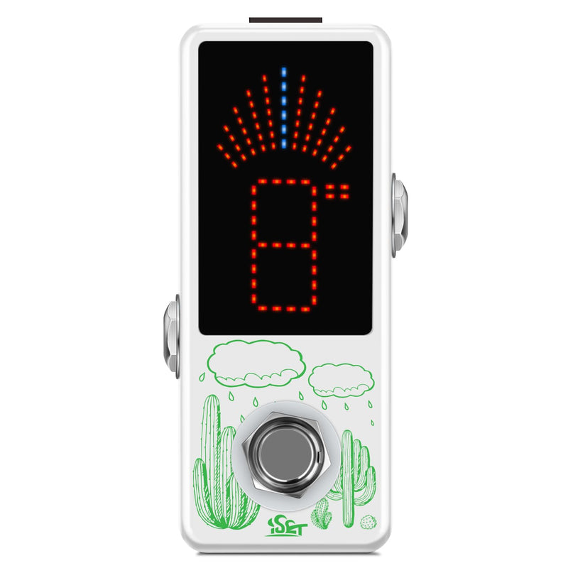 ISET Chromatic Tuner Pedal Tuner For Guitar Bass Violin And Other Chromatic Music Instruments
