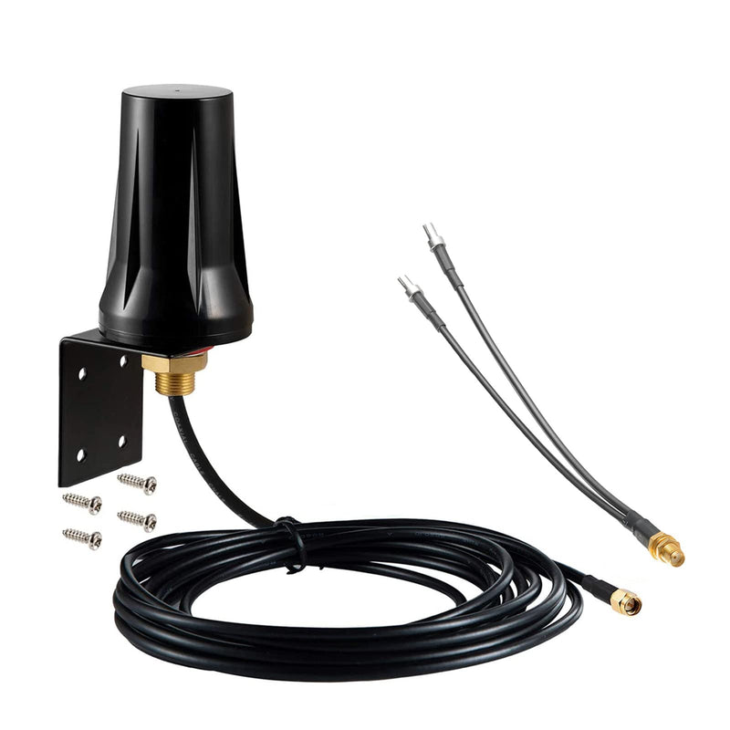 Cellular 4G LTE SMA/TS9 Antenna Compatible with Netgear Nighthawk M1 MR1100 LB1120 LM1200 Verizon Jetpack MiFi AirCard AT&T T-Mobile Hotspot Sprint 4G LTE Router USB Modem Dongle Adapter, Eifagur 4G Antenna with TS9 Cable
