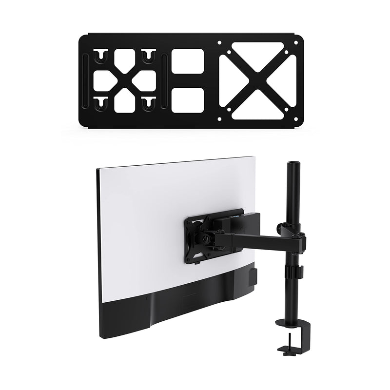 HumanCentric Monitor Arm VESA Mount Extension for Dell Docking Station | Fits WD19, WD19TB, WD19DC, WD15, Adapter for Dell Docking Station Arm Bracket, Compare MK15 Mount Kit, Extension Compatible