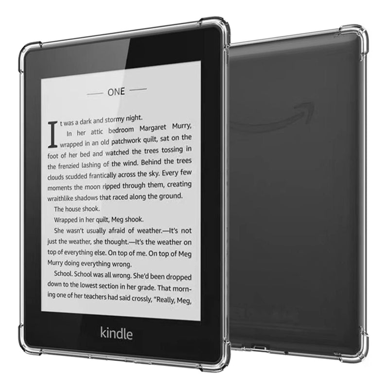 Clear Case Compatible for 6" All New Kindle 10th Generation 2019 Release (NOT Fit Kindle Paperwhite/Kindle Oasis),Slim Soft TPU Silicone Case Cover Skin for Kindle 10th Gen 2019 (Transparent) Transparent