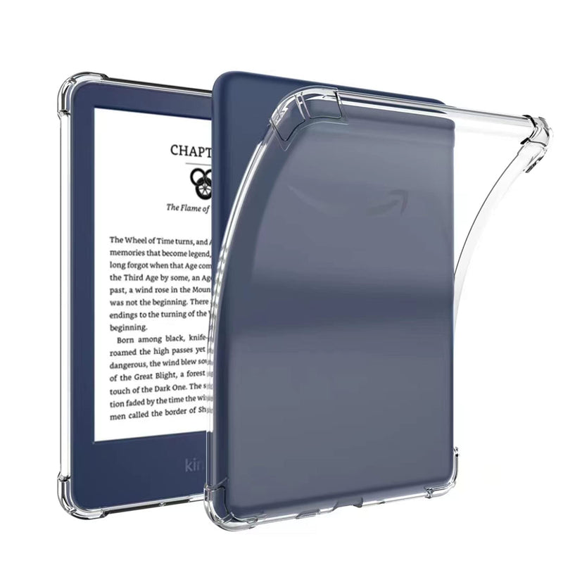 Clear Case Compatible for 6" Kindle 11th Generation 2022 Release (NOT FIT Kindle Paperwhite/Oasis),Thin Slim Soft Flexible Silicone TPU Rubber Cover for Kindle 11th Gen 2022 (Transparent) Transparent