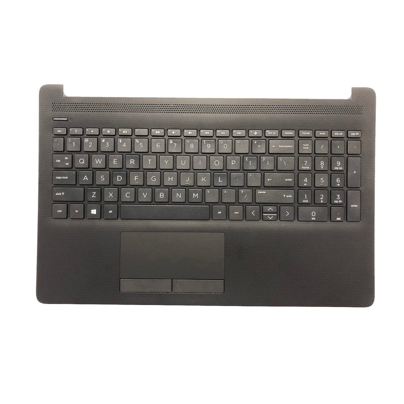 Replacement Laptop Upper Case Palmrest Keyboard Touchpad Assembly Part for HP 15-DA 15-DB 15-DR 15-DA0053WM 15-DA0012DX 15-DA0073WM L20387-001 AP29M000400