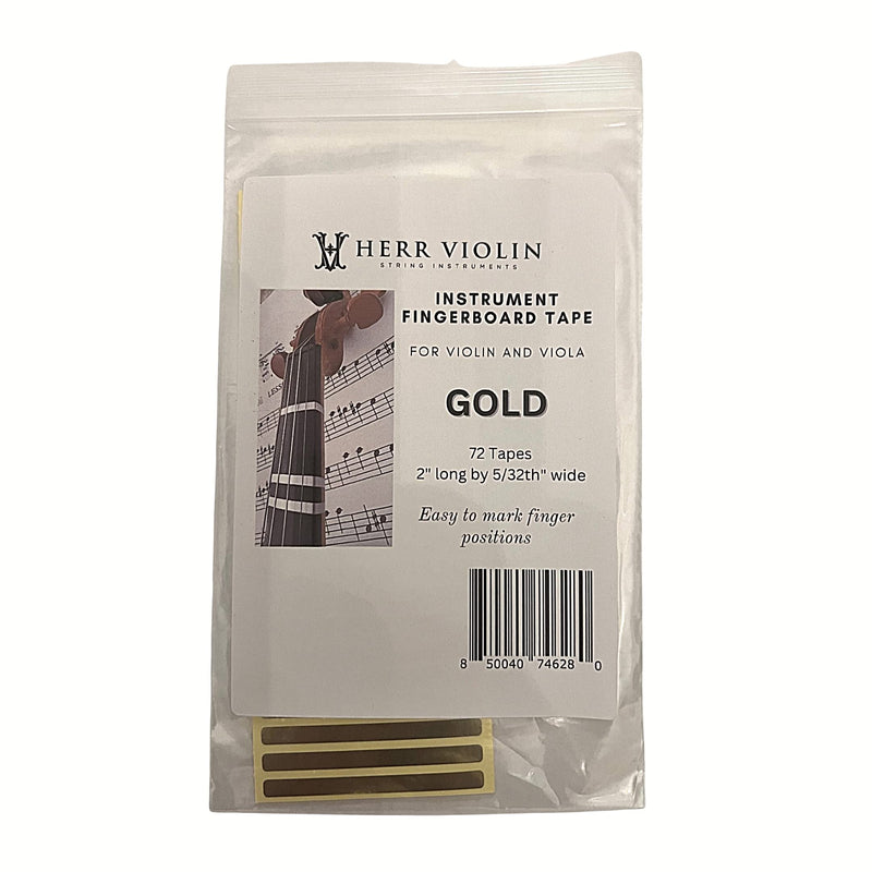[AUSTRALIA] - Instrument Fingerboard Tape for Violin and Viola, String Instrument fingerboard Tapes, Note Positioning tape, Gold 