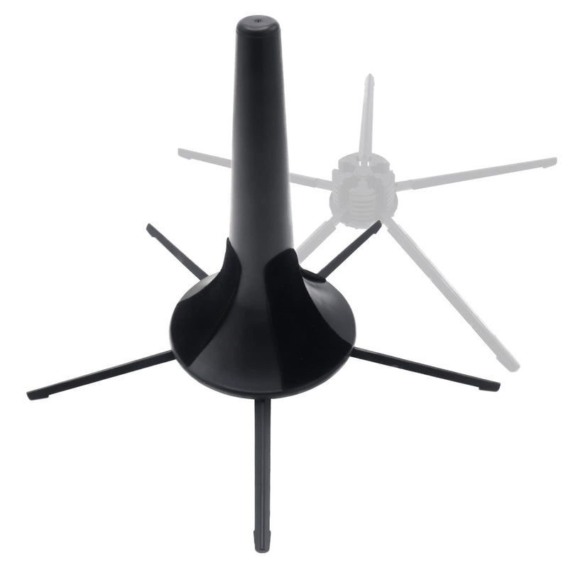 [AUSTRALIA] - Portable 5-Leg Trumpet Stand Holder, Fordable Black Metal Leg Base Trumpet Stand with Protective Felts, Trumpet Insturment Stand Accessories 