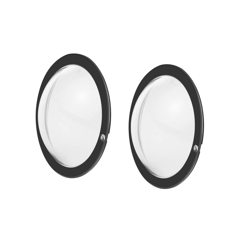 PULUZ Compatible for Insta360 X3 Sticky Lens Guards PC Protective Cover Cap for Insta 360 X3 Waterproof 360 Action Camera Accessories Insta360 X3 PC